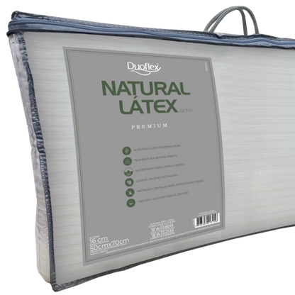 Almohada Natural Latex Alto Duoflex Premium (50x70cm)