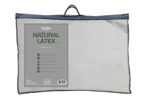 Almohada Natural Latex Alto Duoflex Premium (50x70cm)