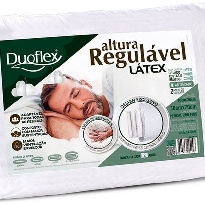 Almohada Altura Regulable Latex Duoflex (50x70cm)
