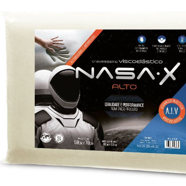 Almohada Viscoelástica Nasa Alto Duoflex (50x70cm)