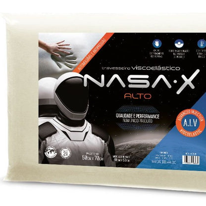 Almohada Viscoelástica Nasa Alto Duoflex (50x70cm)